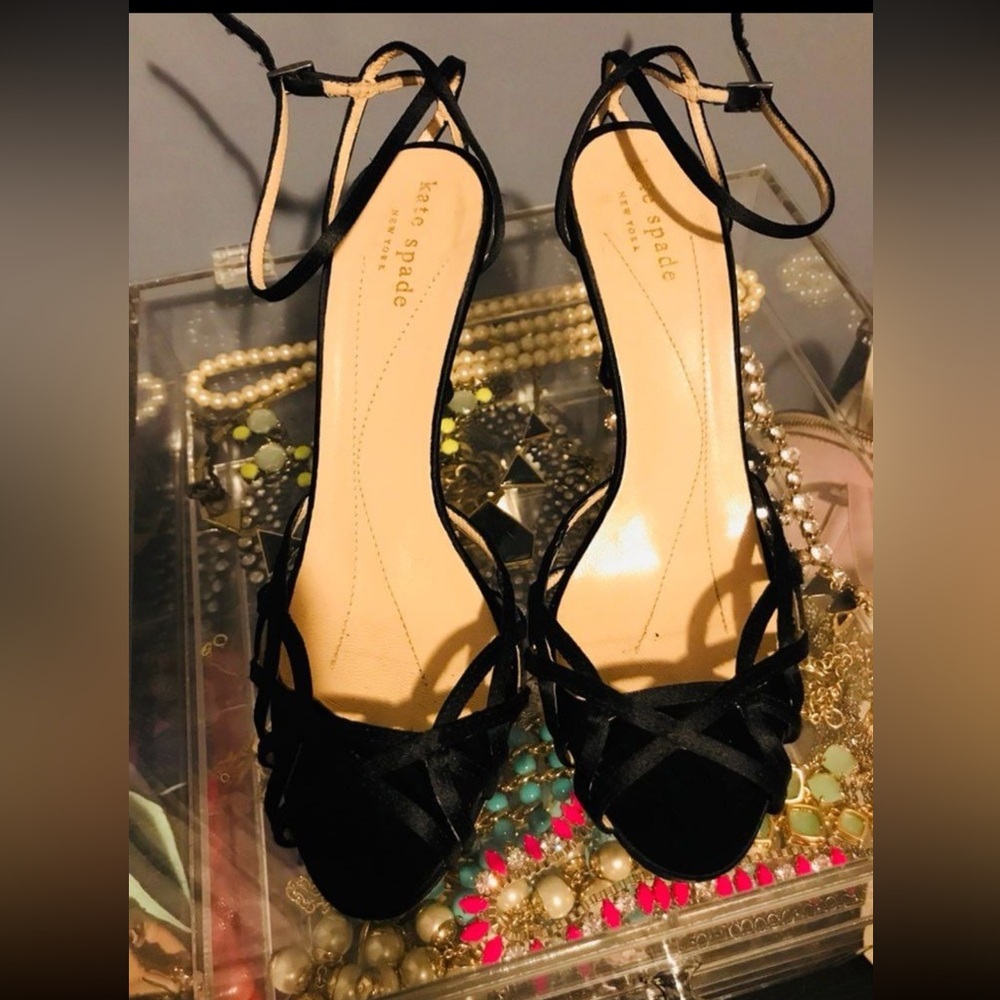 Kate spade Satin Kitten Heels 6.5